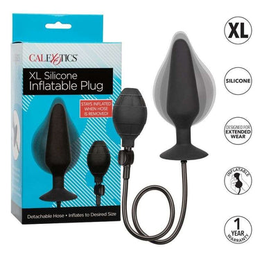 Plug Gonfiabile in Silicone XL con Base a Ventosa per Piacere Anale
